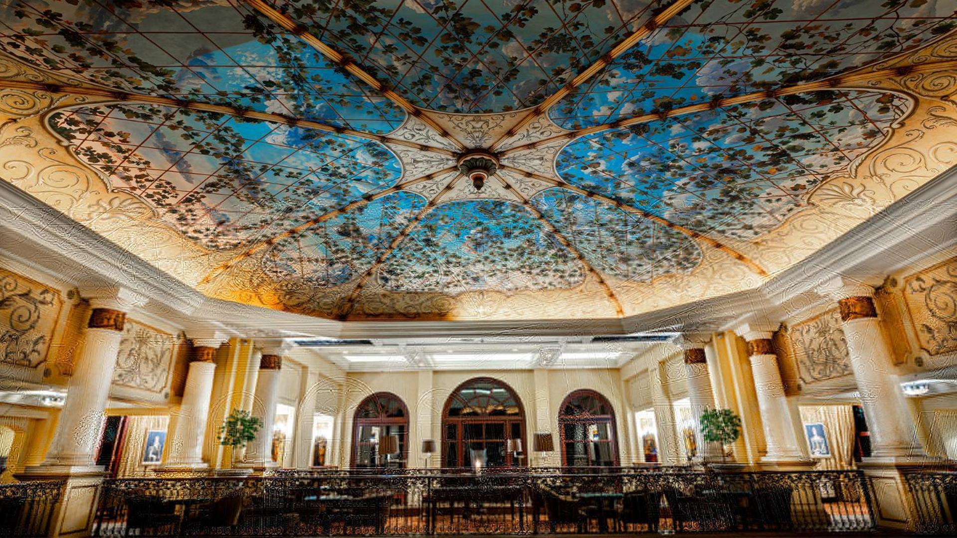 Palazzo Hotel Fourways Exterior foto The ceiling of the ballroom