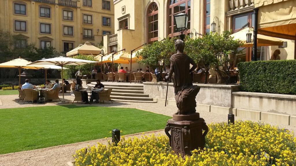 Palazzo Hotel Fourways Exterior foto The hotel's garden
